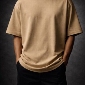 black premium cotton jersey t shirt (copy)